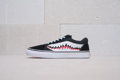 Лот: 11617697. Фото: 1. Кеды Vans Old Skool x Bape. Кеды, кроссовки, слипоны