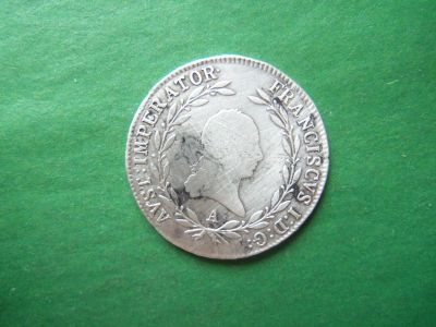 Лот: 19449297. Фото: 1. Австрия 20 крейцеров 1814 г. A... Германия и Австрия