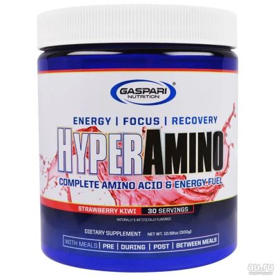 Лот: 9893509. Фото: 1. HyperAmino 300gr киви и клубника... Спортивное питание, витамины