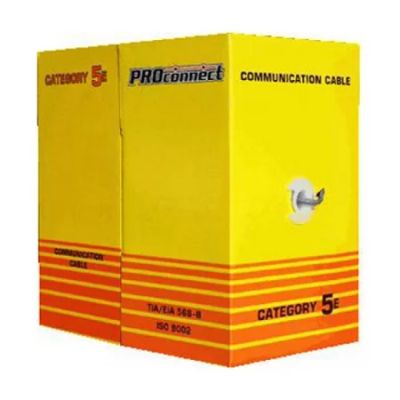 Лот: 6084656. Фото: 1. PROconnect UTP 4PR 24AWG CAT5e. Провода, кабели