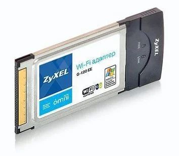 Лот: 3648214. Фото: 1. wi-fi PC Card-адаптер zyxel g-120... WiFi, Bluetooth адаптеры