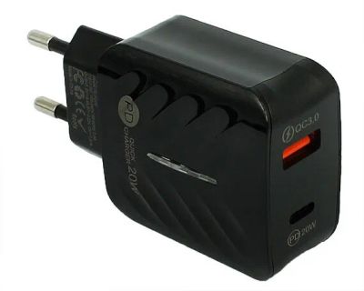 Лот: 20875808. Фото: 1. СЗУ-1USB + USB-C Home Charger... Зарядные устройства, блоки питания, адаптеры сетевые для смартфонов
