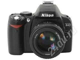 Лот: 19943. Фото: 1. Фотоапарат Nikon D-40 kit. Красноярск