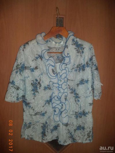 Лот: 9029862. Фото: 1. блузка с рюшами. Блузы, рубашки
