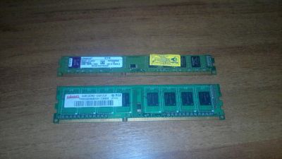 Лот: 9729461. Фото: 1. 2Gbx2(4Gb) DDR3. Оперативная память