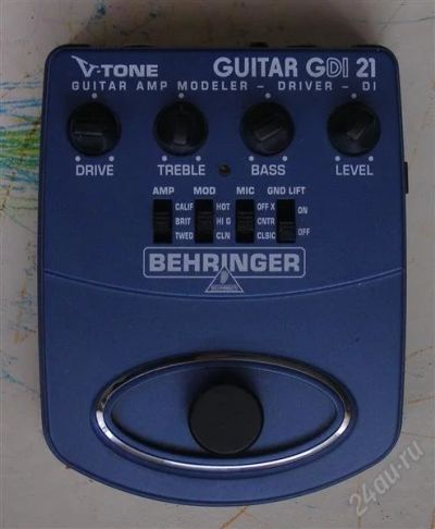 Лот: 2001360. Фото: 1. AMP BEHRINGER педалька (с рубля... Гитарные эффекты и комбоусилители