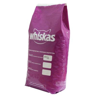 Лот: 9379670. Фото: 1. Whiskas® Вкусные подушечки с нежным... Корма