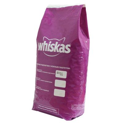 Лот: 9379666. Фото: 1. Whiskas® Вкусные подушечки с нежным... Корма