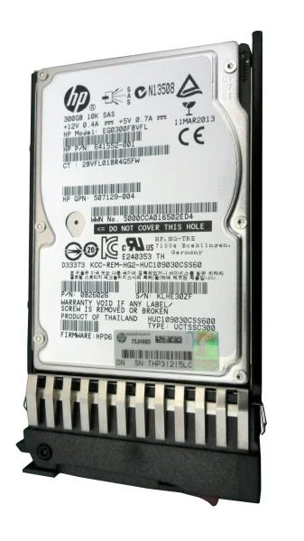 Лот: 19121614. Фото: 1. Жесткий диск HP EG0300FBVFL 300GB... Жёсткие диски (HDD)