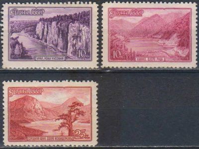 Лот: 25600635. Фото: 1. 1959, 15-30 декабря. Пейзажи нашей... Марки