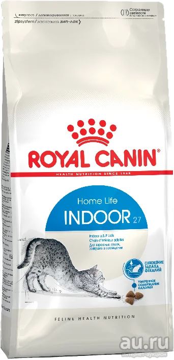 Лот: 12992660. Фото: 1. корм Royal Canin Indoor 27 Корм... Корма