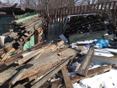 Лот: 15709432. Фото: 1. Доски с демонтажа за самовывоз. Древесина, пиломатериал