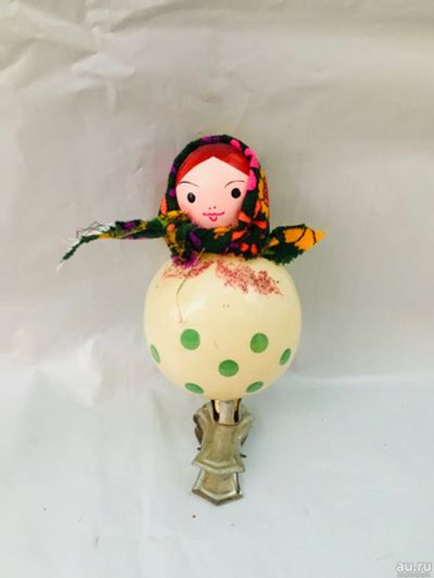 Лот: 17545083. Фото: 1. Елочная игрушка. Матрешка . Ссср. Игрушки