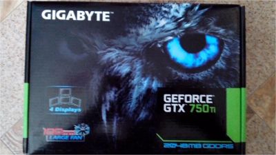 Лот: 6974801. Фото: 1. Gigabyte GeForce GTX 750 Ti 1020Mhz... Видеокарты