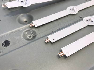 Лот: 15265784. Фото: 1. LED String оригинал 11 шт подсветка... Запчасти для телевизоров, видеотехники, аудиотехники