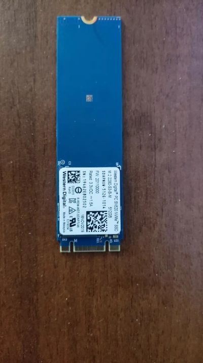 Лот: 20294673. Фото: 1. NVMe WD PC SN520 ssd 512gb. SSD-накопители