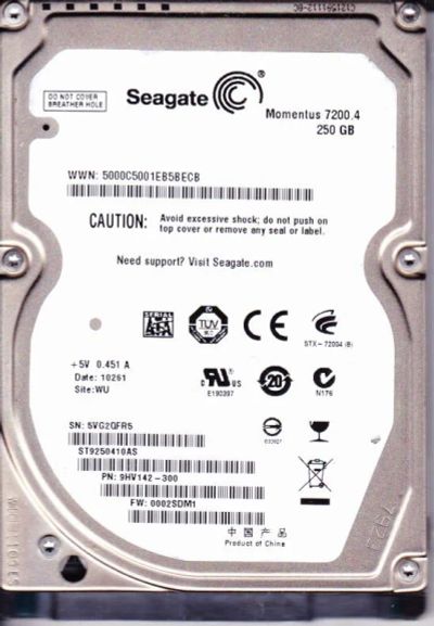 Лот: 4318313. Фото: 1. Быстрый диск для ноутбука 250Gb... Жёсткие диски (HDD)
