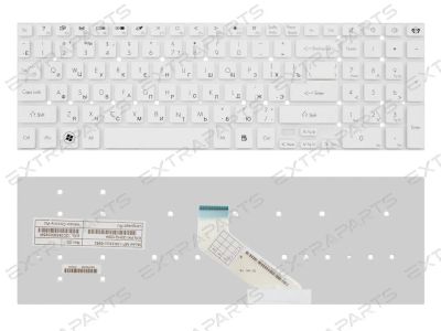 Лот: 15962402. Фото: 1. Клавиатура PACKARD BELL TS44 белая... Клавиатуры для ноутбуков
