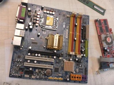 Лот: 1775666. Фото: 1. GIGABYTE GA-965GM-S2. Материнские платы