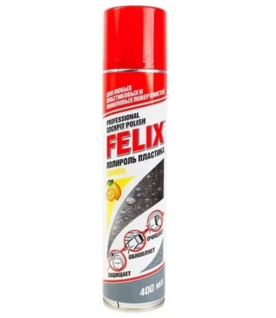 Лот: 20555884. Фото: 1. Полироль пластика Felix 400мл... Средства по уходу