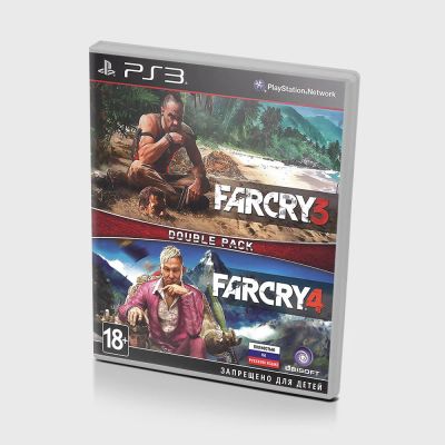 Лот: 6672651. Фото: 1. Far cry 3+Far Cry 4 . Лицензионный... Игры для консолей