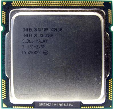 Лот: 25429886. Фото: 1. Xeon x3430 4/4 1156. Процессоры