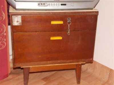 Лот: 2947463. Фото: 1. тумбочка из ссср! натуральное... Мебель