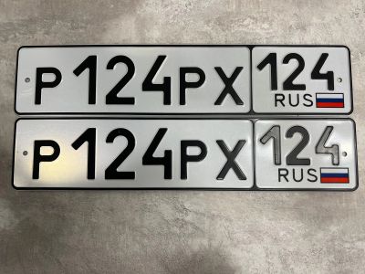 Лот: 19515060. Фото: 1. Номер 124/124 Р124РХ124. Госномера
