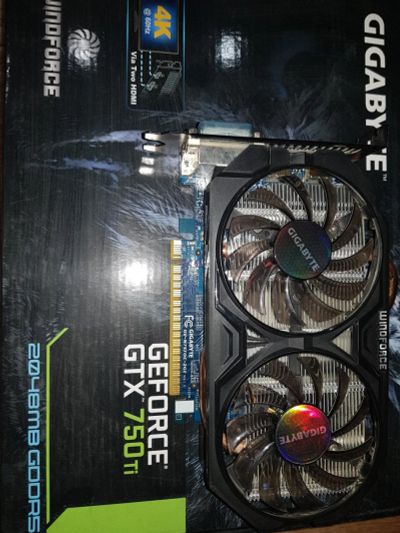 Лот: 11268368. Фото: 1. Видеокарта 2Gb GeForce GTX 750... Видеокарты