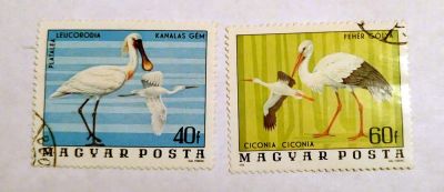 Лот: 7045876. Фото: 1. Марки цапли. Марки