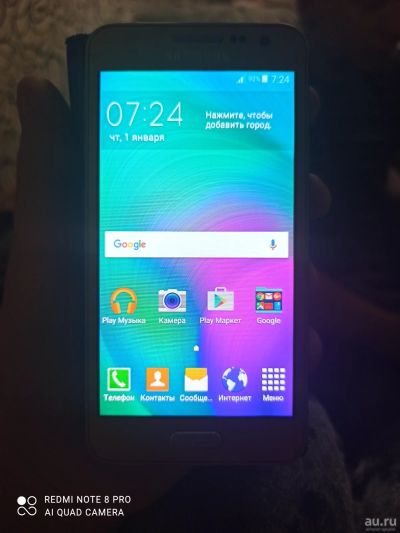 Лот: 16698057. Фото: 1. Samsung a3. Смартфоны