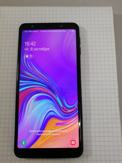Лот: 16659259. Фото: 1. Samsung A7 64гб 2018. Смартфоны