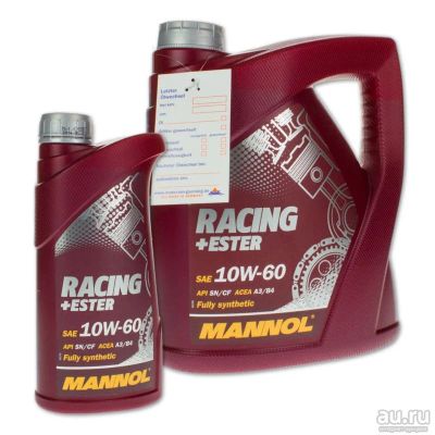 Лот: 14493409. Фото: 1. MANNOL MN Racing+Ester 10W-60... Масла, жидкости