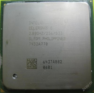Лот: 92480. Фото: 1. Процессор INTEL CELERON D 2.80... Процессоры