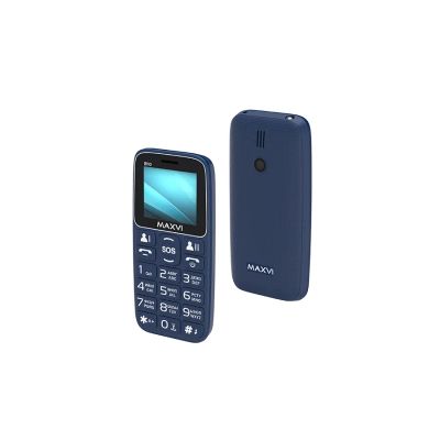 Лот: 25084148. Фото: 1. Сотовый Maxvi B110 Blue 2sim/1... Кнопочные мобильные телефоны