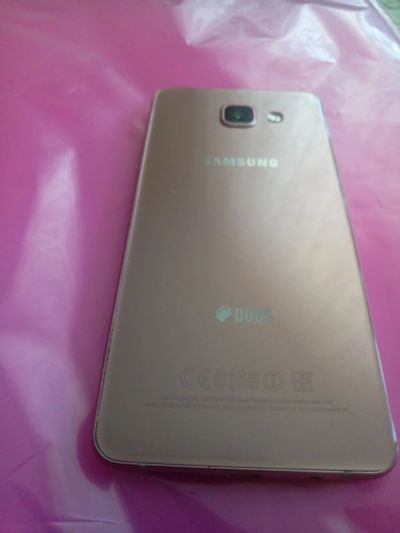 Лот: 12503866. Фото: 1. Samsung a510 задняя крышка розовая. Корпуса, клавиатуры, кнопки