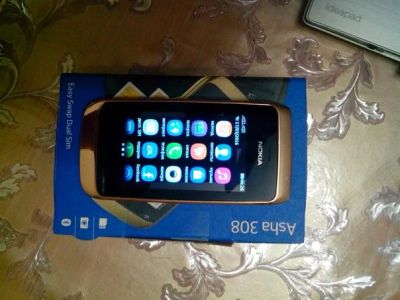 Лот: 7134117. Фото: 1. Продам телефон Nokia Asha 308... Кнопочные мобильные телефоны