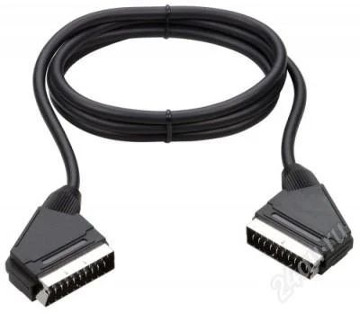 Лот: 4038902. Фото: 1. Шнур SCART-SCART 1,5 метра для... Шнуры, кабели, разъёмы