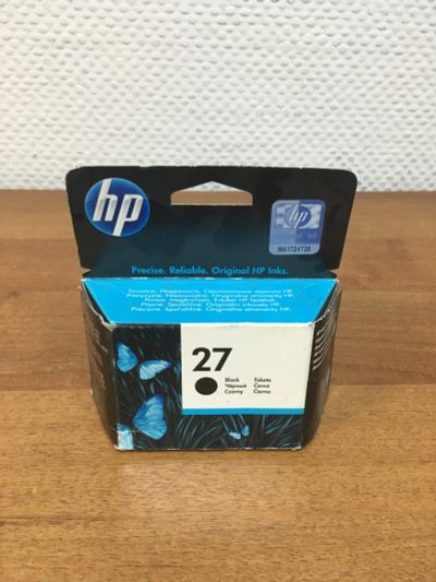 Лот: 16436526. Фото: 1. Картридж HP C8727AE (№27) пигментный... Картриджи, расходные материалы