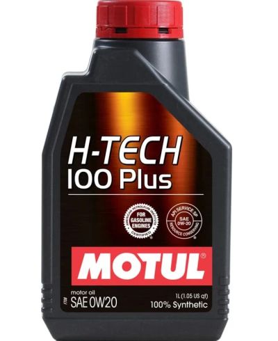 Лот: 22694009. Фото: 1. MOTUL H-TECH 100 PLUS 0W20 1л... Масла, жидкости