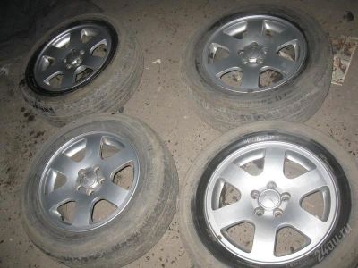 Лот: 831224. Фото: 1. кованые диски крамз r15 с летней... Шины на дисках