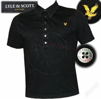 Лот: 741805. Фото: 1. винтажное поло Lyle&Scott. Другое (мужская одежда)