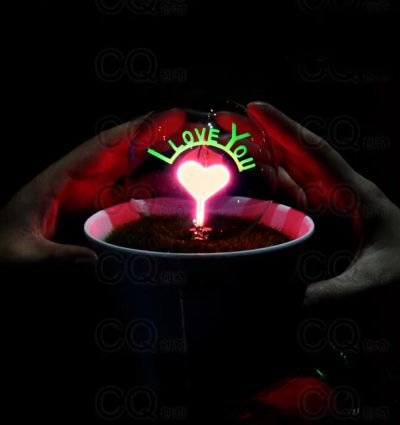 Лот: 3797057. Фото: 1. ночник "Love You" в цветочном... Другое освещение