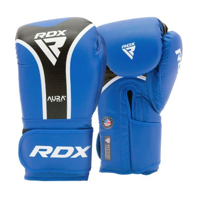Лот: 22354970. Фото: 1. Перчатки RDX Aura Plus T-17 BGR-T17UB-16OZ... Одежда для боевых искусств