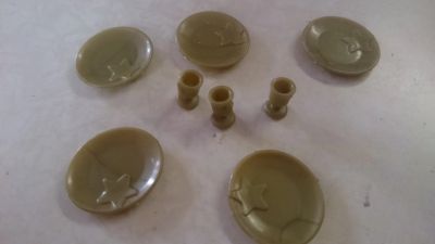 Лот: 12266629. Фото: 1. посудка для кукол. Авторские куклы, игрушки, поделки