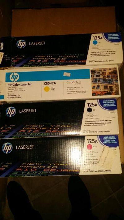 Лот: 5216431. Фото: 1. Картриджи HP Color LaserJet (пустые... Картриджи, расходные материалы