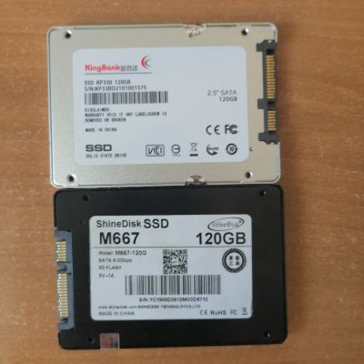 Лот: 18824660. Фото: 1. 2 неисправных SSD-диска на 120... SSD-накопители