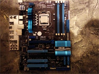 Лот: 11215316. Фото: 1. материнская плата LGA1155 Asus... Материнские платы