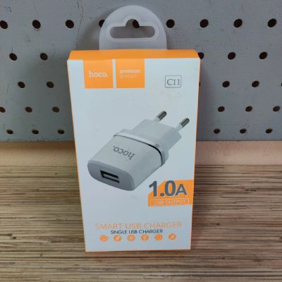 Лот: 19067863. Фото: 1. Сетевое ЗУ USB Hoco C11 (1USB... Зарядные устройства, блоки питания, адаптеры сетевые для смартфонов