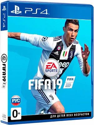 Лот: 15025393. Фото: 1. FIFA 19. Диск для PS4 (русс версия... Игры для консолей